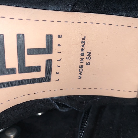 Suede Studded Booties - Picture 6 of 7